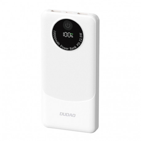 Dudao Powerbank Dudao K12 10000mAh PD22.5W USB-A, USB-C - white