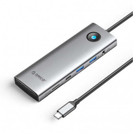 Orico Orico PW11 9in1 USB-C Docking Station 2x USB-A 3.0 1x USB-C 3.0 1x USB-C PD 100 1x HDMI 4K 60H