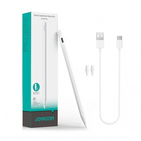 Joyroom Joyroom JR-X9S Pro Active Stylus with 2 Interchangeable Tips - White