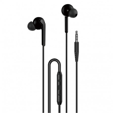 Dudao Dudao X3+ in-ear headphones, wired, 3.5mm minijack - black
