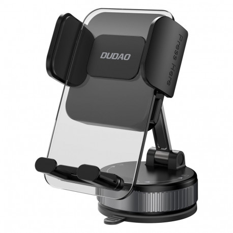 Dudao Dudao F24PLUS Car Holder with Suction Cup for Dashboard - Black
