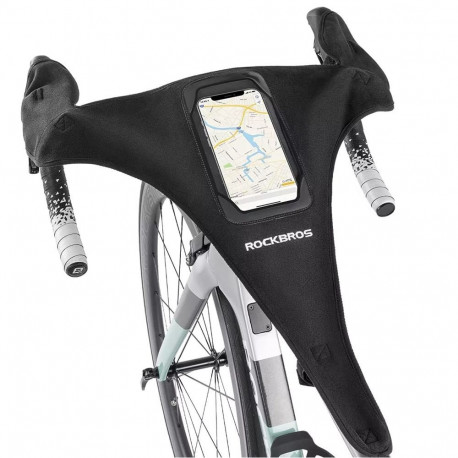 Rockbros Rockbros D78 Sweat Cover with Pocket and Phone Window - Black