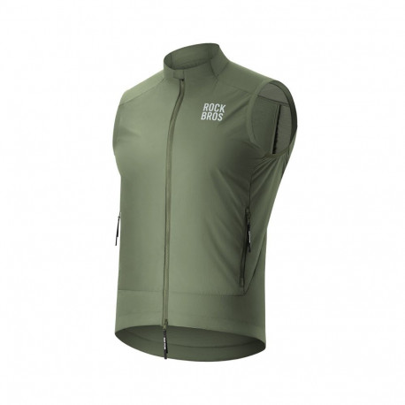 Rockbros Rockbros YDMJ003 Spring/Autumn Windproof Vest Size XL - Green
