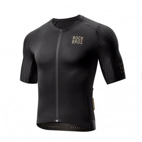 Rockbros Rockbros YDDX011 Diamond Short Sleeve Cycling Jersey Size XS - Black