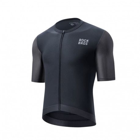 Rockbros Rockbros 15200025 Short Sleeve Cycling Jersey Size XXXL - Black