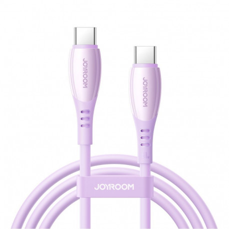 Joyroom Joyroom S-A59 Vibrant Series 60W USB-C - USB-C Cable 1.2m - Purple