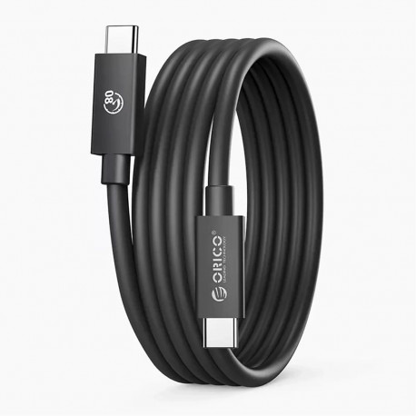 Orico Orico USB4 Cable Compatible with Thunderbolt 5 80Gbps 240W USB-C to USB-C 1.5m - Black