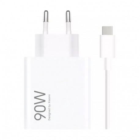 Xiaomi Xiaomi HyperCharge Combo 90W 6.1A USB-A Wall Charger with USB-C Cable - White