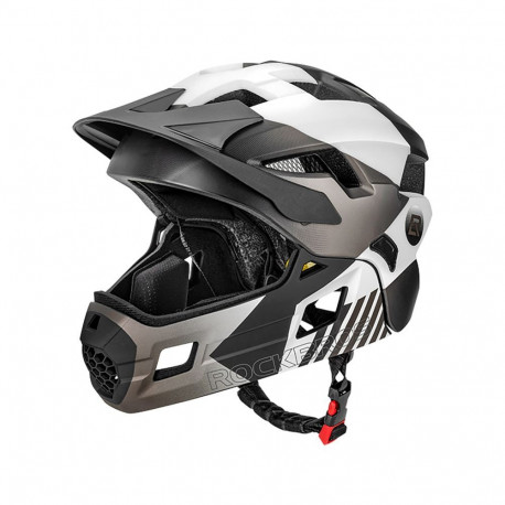 Rockbros Rockbros TS-61 10110061005 Children's Bike Helmet with Detachable Chin Size S (48-54) - Gra