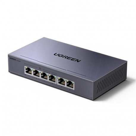 Ugreen Switch Ugreen 6-Port 1Gb/s Ethernet Switch with PoE - Gray
