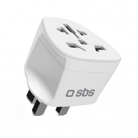 SBS SBS UK Travel Adapter - Universal - White