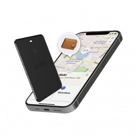 SBS SBS Track My Card Ultra-Thin Universal iOS Android Locator - Black