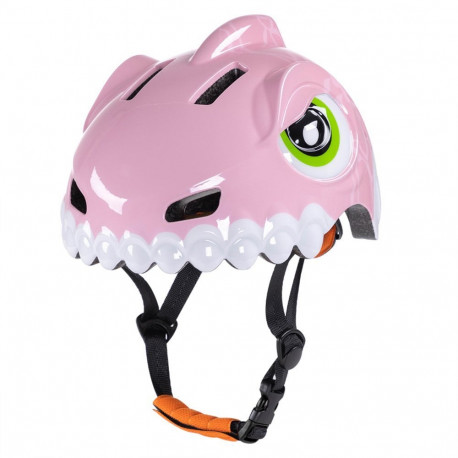 Wozinsky Wozinsky Children's Bike Helmet Dinosaur Pattern S - Pink