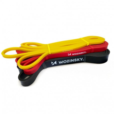 Wozinsky Wozinsky WGO-3 latex resistance bands - 3 pcs.