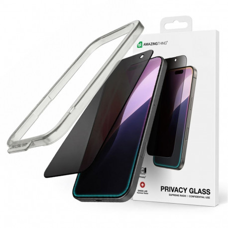 AmazingThing AmazingThing Titan Privacy FusionFilter 7 Privacy Tempered Glass for iPhone 17 Pro