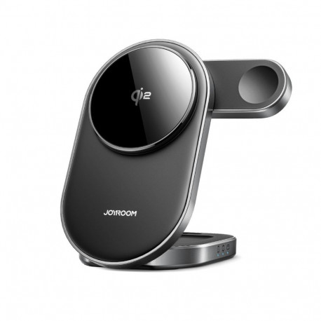 Joyroom Joyroom JR-W17 Qi 3-in-1 Wireless Inductive Charger - Black