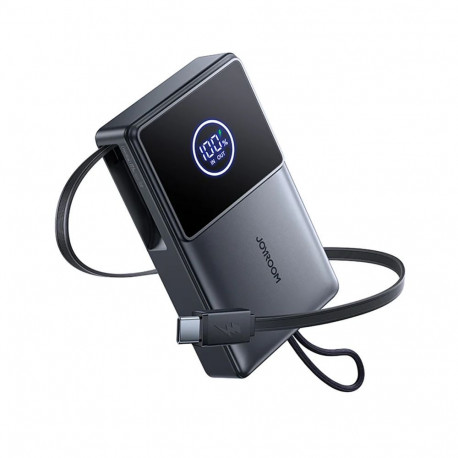 Joyroom Joyroom JR-PR1 10000mAh 22.5W Powerbank with Built-in Retractable USB-C Cable - Black