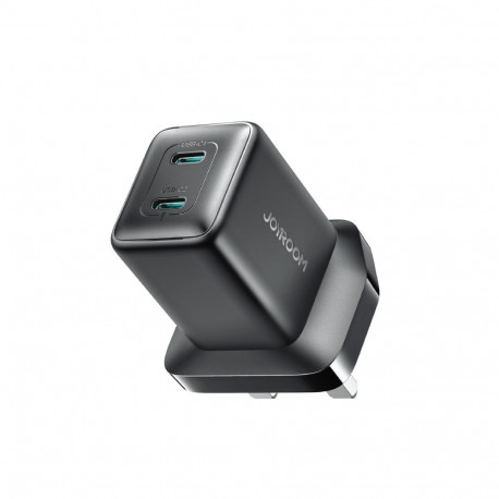 Joyroom Joyroom JR-TCG17 45W 2 x USB-C wall charger (UK plug) - black