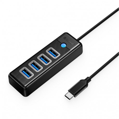 Orico Orico PW4U-C3 USB Hub 4-port USB-A 3.0 1m - black