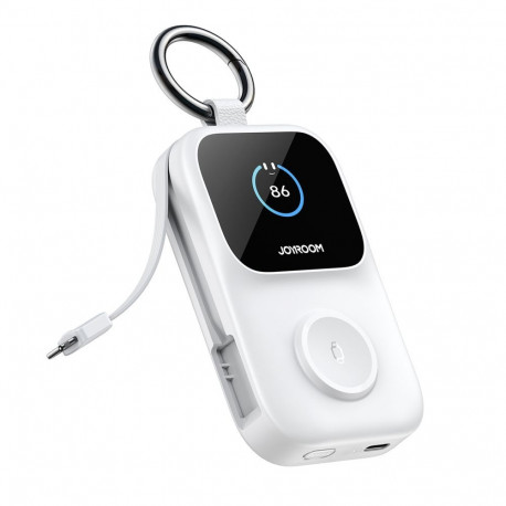 Joyroom Joyroom JR-W19 5000mAh Powerbank with 5W Wireless Watch Charging - White