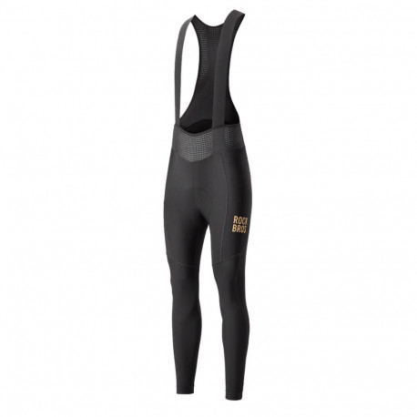 Rockbros Rockbros YDCK012-1 Long Fleece Bib Tights with Pad Size M - Black