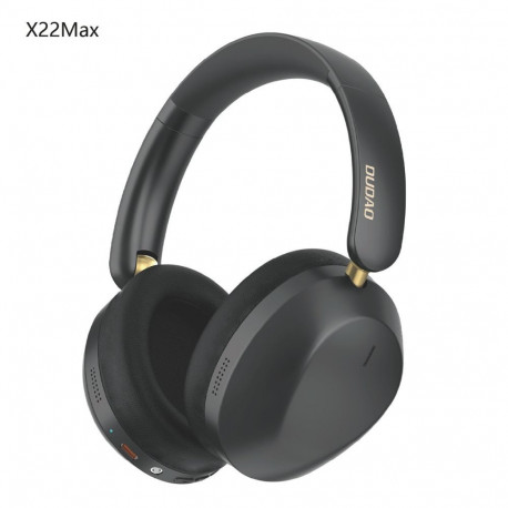 Dudao Dudao X22 Max Wireless On-Ear Bluetooth Headphones with ANC - Black