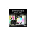 Corsair H100I Processor Hybrid cooler 12 cm White