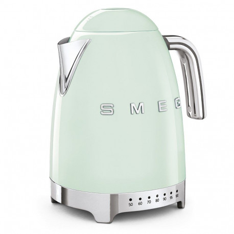 Electric Kettle - SMEG KLF04PGEU 1.7L 7 Temp Settings 360° Swivel Pastel Green