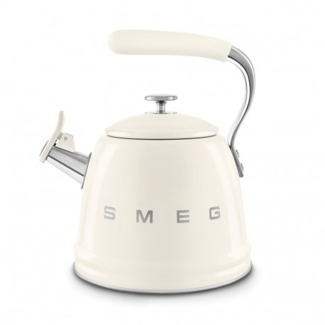 Stovetop Kettle - SMEG WKF01CR 2.3L Cream