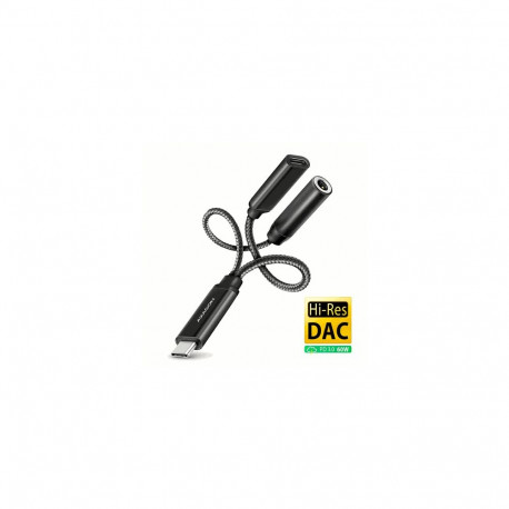 Axagon ADA-HCPD USB-C - Hi-Res DAC Audio Adapter PD, 60W