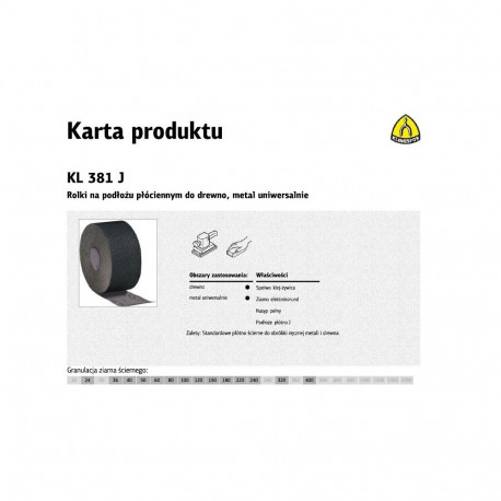 ALOTEX masinliivapaber KL381J BTJ143 120/150/50M, B