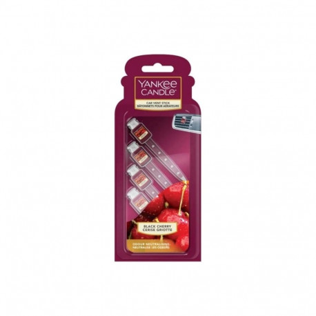 Car Air Freshener - Yankee Home Vent Sticks Black Cherry 4 x 6 ml