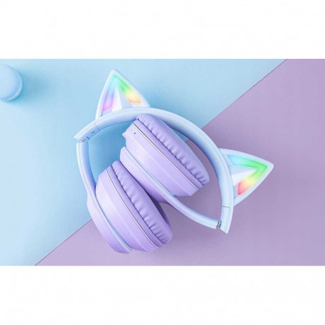 Onikuma B90 RGB Cat Ear Blue/Purple