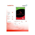 Disc IronWolfPro 4TB 3.5 256MB ST4000NT001