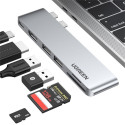 HUB 2XUSB-C 1XUSB-C HDM I 2XUSB SD MICROSD