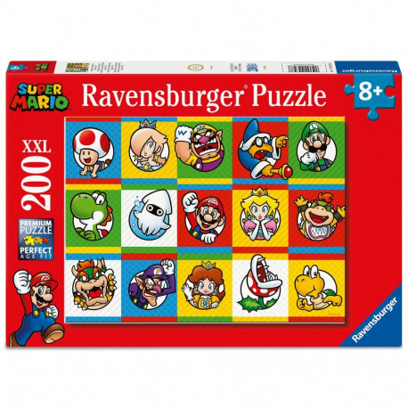 Ravensburger pusle 200 XXL tk: Super Mario tegelased