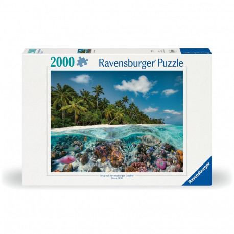 Ravensburger pusle 2000 tk: sukeldumas Maldiividel