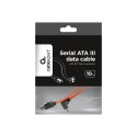 GEMBIRD CC-SATAM-DATA90 Serial ATA III 50 cm Data Cable with 90 degree bent metal clips red