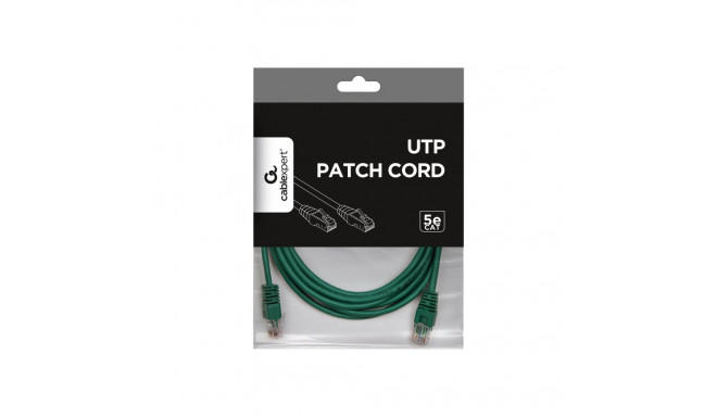 GEMBIRD CAT5e UTP Patch cord green 3m