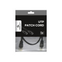 GEMBIRD CAT5e UTP Patch cord black 1m