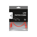 GEMBIRD CAT5e UTP Patch cord red 0.5m