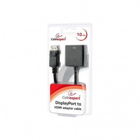 GEMBIRD AB-DPM-HDMIF-002 Displayport male to HDMI female adapter 10cm black blister