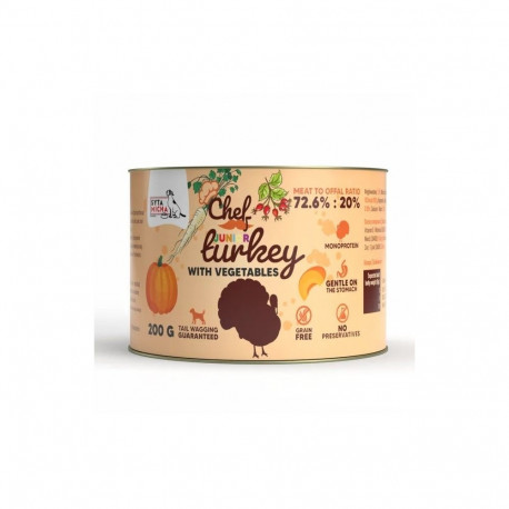 SYTA MICHA Chef Junior Turkey with vegetables Mono - wet dog food - 200g