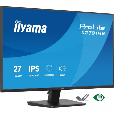 iiyama arvutimonitor ProLite X2791HS-B1 68.6cm (27") 1920 x 1080 pikslit Full HD LED, must