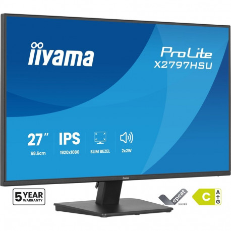iiyama arvutimonitor ProLite X2797HSU-B1 68.6 cm (27") 1920 x 1080 pixels Full HD LED, must