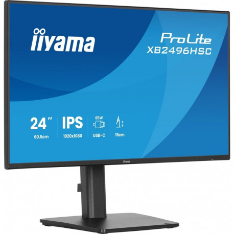 iiyama arvutimonitor ProLite XB2496HSC-B1 60.5cm (23.8") 1920 x 1080 pixels Full HD LED, must