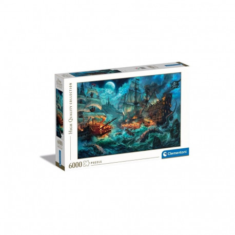 Clementoni Puzzle 6000el Pirate Battle. Pirates Battle 36530