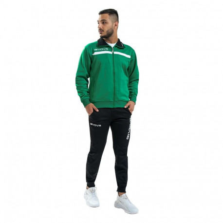 Dres Givova Tuta Givova One zielono-czarny TT012 1310 XL