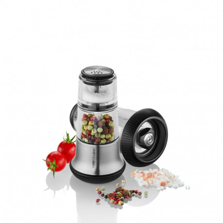 Pepper mill with salt shaker X-PLOSION® Silver