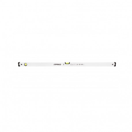 White level gauge with level and plum bob drop 2%